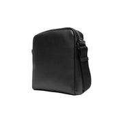 Calvin Klein Schwarze Herren-Umhängetasche aus Leder mit Reißverschluss und verstellbarem Riemen, Maße: B 18 x H 21 cm
