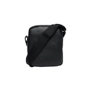 Calvin Klein Schwarze, strukturierte Herren-Umhängetasche mit elegantem, minimalistischem Design, verstellbarem Riemen und Reißverschlusstaschen