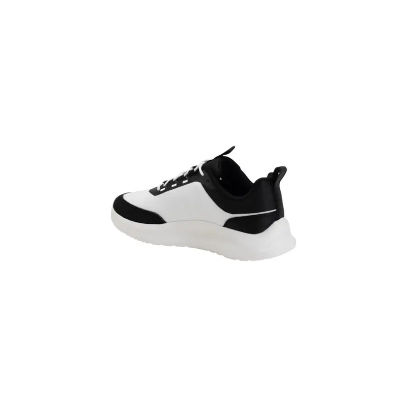 Calvin Klein Herren-Sneaker, schwarz-weiß, Polyester, Schnürschuhe mit dicker Sohle für sportliche Aktivitäten