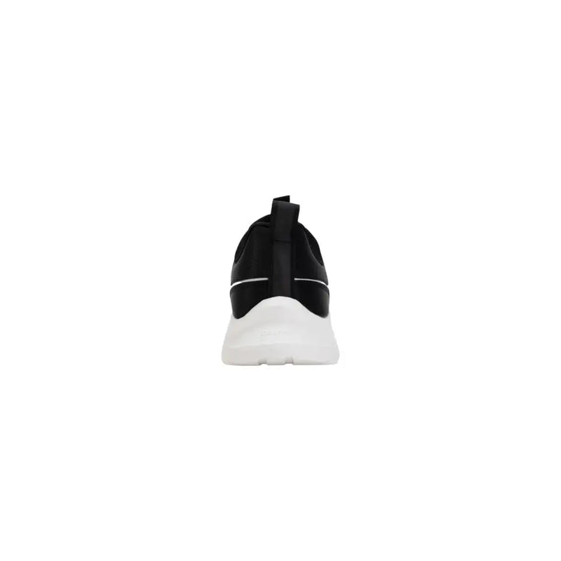 Calvin Klein Schwarze Herren-Sneaker aus Polyester mit Schnürung, elegantem, minimalistischem Design und griffiger Gummisohle