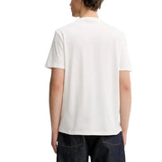 Calvin Klein Männer t-shirt schlichtes weißes Kurzarm-T-Shirt mit Rundhalsausschnitt aus weicher Baumwolle für die Freizeit.
