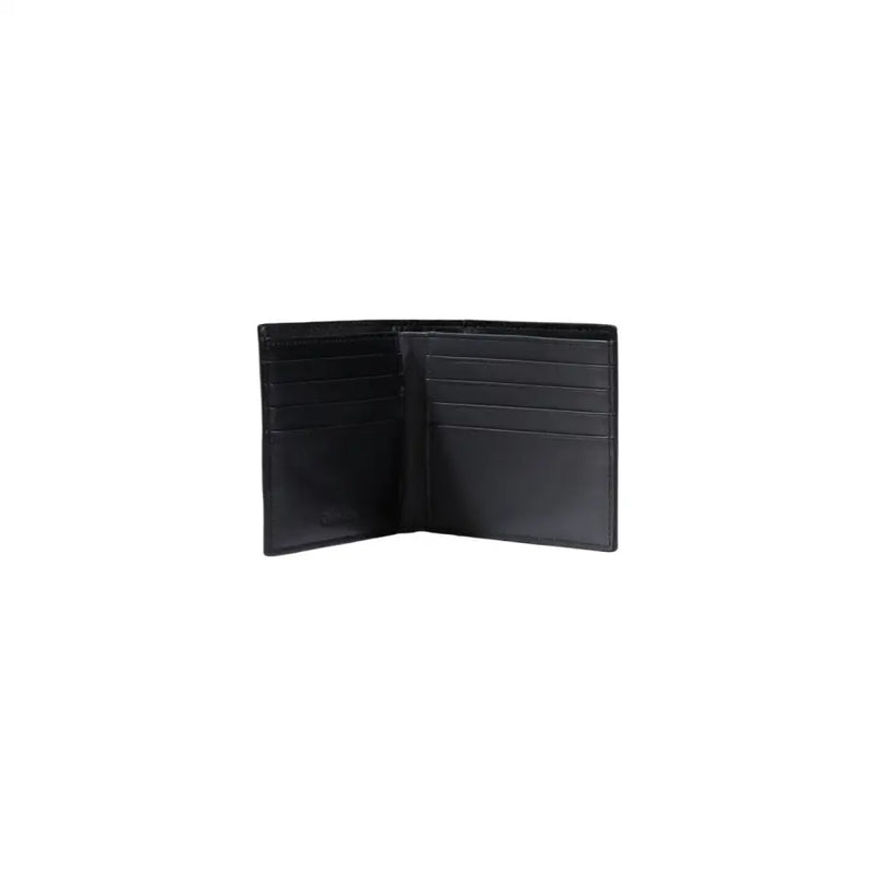 Calvin Klein Herren-Geldbörse aus schwarzem Leder mit mehreren Kartenfächern und elegantem, minimalistischem Design für den täglichen Gebrauch