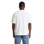 Weißes Herren-T-Shirt von Calvin Klein aus Baumwolle mit Rundhalsausschnitt, kurzen Ärmeln und weichem Stoff für die Freizeit.