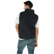 Calvin Klein Schwarze Steppjacke für Herren mit hohem Kragen und Steppmuster, Vorderansicht