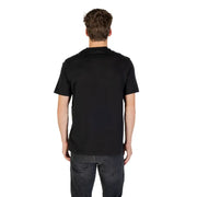 Calvin Klein Sport men black short-sleeved crew neck t-shirt made of breathable fabric for active wear