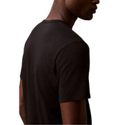 Calvin Klein Herrenunterwäsche, kurzärmelig, schwarz, Rundhalsausschnitt t-shirt Aus komfortablem Material für den täglichen Gebrauch hergestellt