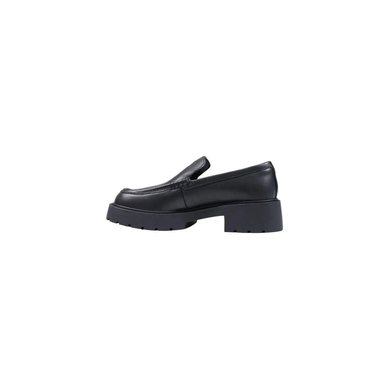 Calvin klein women leather sneakers in black featuring a chunky platform sole made of black leather