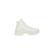 Converse women white leather high-top sneaker with chunky platform sole for stylish casual wear