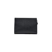 Schwarze Herren-Clutch aus Kunstleder von County Of Milan mit elegantem, minimalistischem Design und dezentem Reißverschlussanhänger