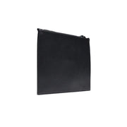 Schwarze Reißverschlusstasche aus Kunstleder mit elegantem, minimalistischem Design von County of Milan Men Bag, 30 x 20 x 0,3 cm