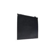 Schwarze Herren-Umhängetasche von County of Milan aus bedrucktem Kunstleder mit Reißverschluss, schlichtes, minimalistisches Design, 30 x 20 cm