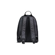 Schwarzer Nylon-Rucksack der Grafschaft Mailand für Herren mit gepolsterten Schultergurten und top Griff 38x42x15 cm