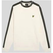 Cream-colored sweatshirt with dark gray sleeves and yellow logo from Cream and Beige Sweatshirts collection
