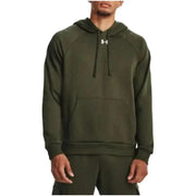 Dark green Under Armour hoodie featuring logo from Under Armour Men Sweatshirts collection