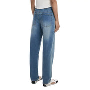 Hellblaue, locker sitzende High-Waist-Jeans aus der Desigual Damen Herbst/Winter Kollektion