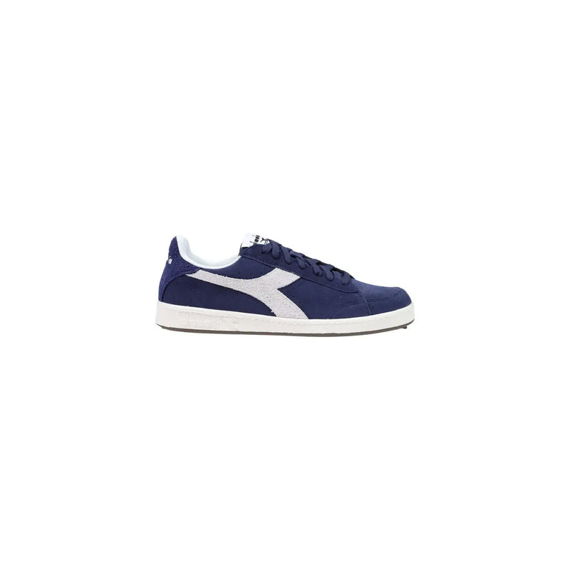 Marineblau diadora Herren-Sneaker aus Wildleder mit weißen Akzenten und klassischem niedrigem Schafttop Design