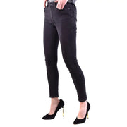 Women’s black skinny jeans with high heels from Dondup for fall winter fashion