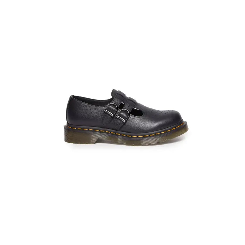 Dr. Martens schwarze Leder-Slipper, Größe 3