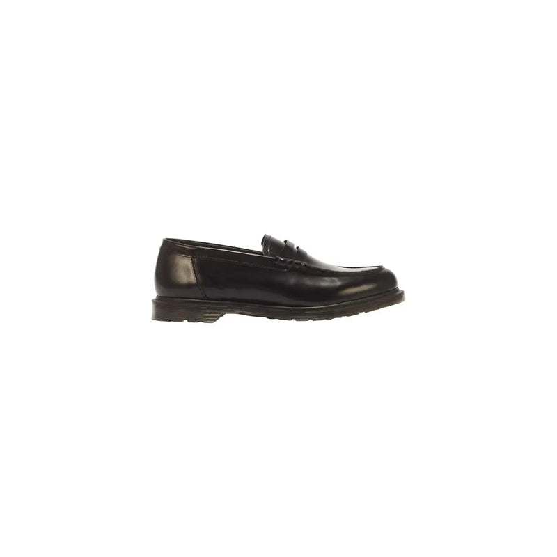 Dr. Martens Herren-Lederschuhe Mayfair in Schwarz mit polierter Oberfläche und klassischem Slip-on-Design