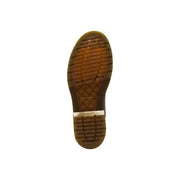 Dr. Martens Herren-Lederstiefel, braun, klassisch, Modell 2976, mit brauner Gummisohle, klassischem Profil und sichtbarer Fersenlasche.