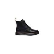 Schwarze Dr. Martens Herren-Chukka-Boots aus Leder mit detaillierter schwarzer Lederstruktur und klassischem Design