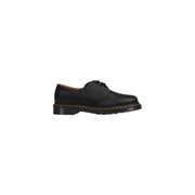 Schwarze Dr. Martens Herren-Lederschuhe, Modell Classic 1461, Abbildung der Schuhrückseite