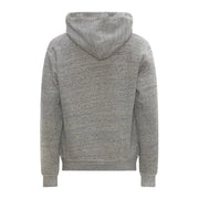 Dsquared men grey hooded cotton sweatshirt featuring a soft textured fabric and ribbed cuffs