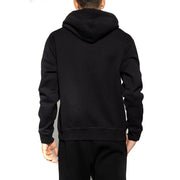 Dsquared Schwarzer Herren-Kapuzenpullover aus Baumwolle mit weichem, glattem Stoff und dezenten Ziernähten