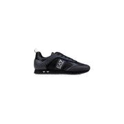 Ea7 Schwarzer Herren-Sneaker aus Polyamid zum Hineinschlüpfen mit Mesh- und Synthetik-Overlays und profilierter Gummisohle