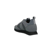 Ea7 Graue Herren-Sneaker aus Polyamid mit Mesh-Einsätzen und schwarzer Gummisohle zum Hineinschlüpfen für die Freizeit.