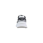Ea7 Herren-Sneaker in Schwarz und Weiß mit Mesh-Obermaterial, gepolstertem Schaftrand, klobiger Zwischensohle und Schnürung aus Polyester
