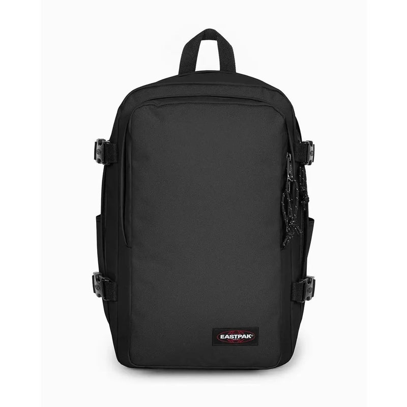 Schwarzer Eastpak Herrenrucksack mit elegantem, minimalistischem Design aus strapazierfähigem Polyamidgewebe, Größe 40 x 25 x 20 cm