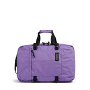 Eastpak Herren-Sporttasche aus lila Polyester mit schwarzen Gurten und Schnallen, ideal für Reisen und Fitnessstudio