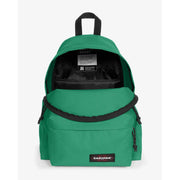 Grüner Eastpak Herrenrucksack aus Polyamid mit schwarzen Reißverschlüssen und Reißverschlusstasche, Maße: 40 x 30 x 18 cm