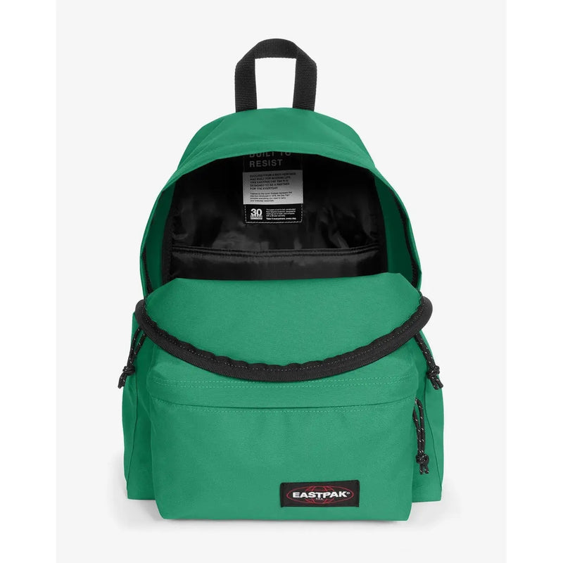 Grüner Eastpak Herrenrucksack aus Polyamid mit schwarzen Reißverschlüssen und Reißverschlusstasche, Maße: 40 x 30 x 18 cm