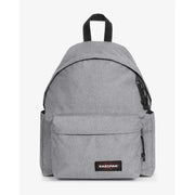 Eastpak Herrenrucksack, grünes Polyamid mit grau meliertem Vorderteil, schwarze Reißverschlüsse und top Griff 40x30x18 cm