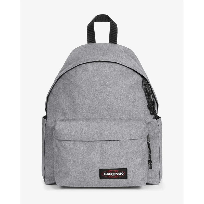 Eastpak Herrenrucksack, grünes Polyamid mit grau meliertem Vorderteil, schwarze Reißverschlüsse und top Griff 40x30x18 cm