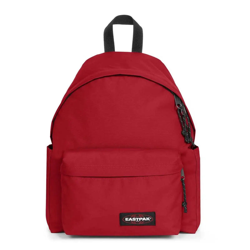 Roter Eastpak Herrenrucksack aus Polyamid mit schwarzen Reißverschlüssen top Tragegriff und Reißverschlusstasche, Größe 40 x 30 x 18 cm