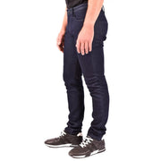 Emporio Armani Herrenjeans in Dunkelindigo mit schmaler Passform und Fünf-Taschen-Design, Vorderansicht