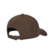 G-Star Herrenkappe in Braun mit verstellbarem Riemen und silberner Schnalle, Rückansicht