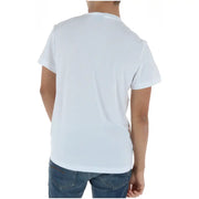 G-Star-Männer t-shirt Weißes Kurzarmshirt aus 100 % Baumwolle mit schlichtem Rundhalsausschnitt