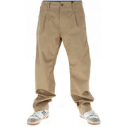 G-Star Herrenhose, khakifarbene Chino-Hose aus Baumwolle mit geradem Bein und Bundfalten vorne, ideal für Frühling und Sommer