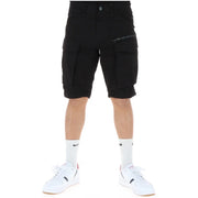 G-Star Shorts D26214 für Herren in Schwarz mit mehreren Cargotaschen und seitlichem Reißverschluss, Vorderansicht