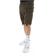 G-Star Shorts D26214 für Herren in Olivgrün mit mehreren Taschen und umgeschlagenen Beinabschlüssen, Vorderansicht