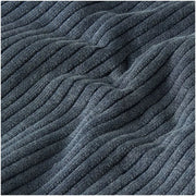 G-Star Damen Tanktop top Blaues, ärmelloses Oberteil mit Reißverschluss und Rundhalsausschnitt aus dunkelgrauem, geripptem Strickgewebe mit Struktur.