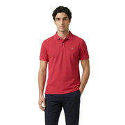 Red Gant Herren-Poloshirt aus Baumwollstretch mit kurzen Ärmeln und dezentem, gesticktem Logo auf der Brust