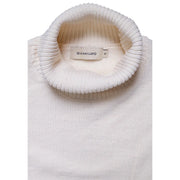 Gianni Lupo Rollkragenpullover für Herren in Creme mit Rippstruktur, Vorderansicht