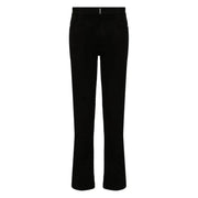 Givenchy men black cotton jeans slim fit stretch denim featuring sleek tailored straight-leg trousers with subtle stitching