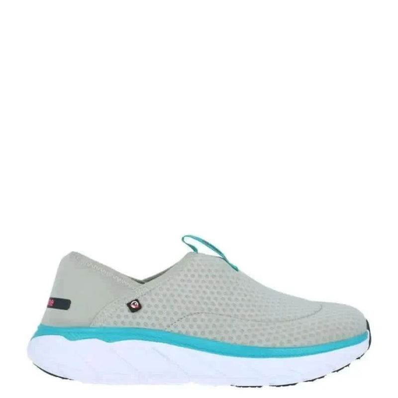 Gray Mares Men Sneakers with blue accents and white sole, ideal for athletic wear
