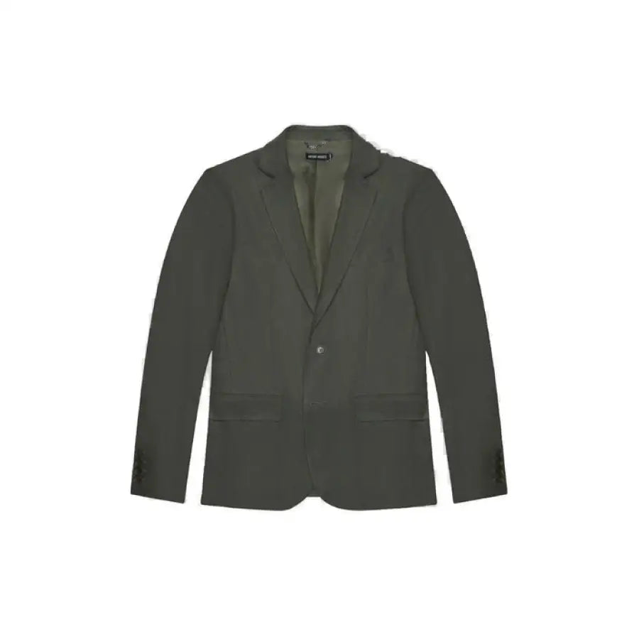 Antony Morato green blaze jacket with black lapel perfect for urban style clothing